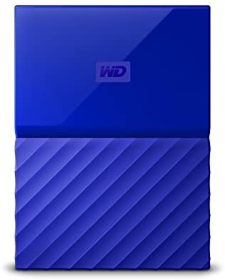 WD 2TB Blue My Passport  Portable External Hard Drive – USB 3.0 – WDBYFT0020BBL-WESN