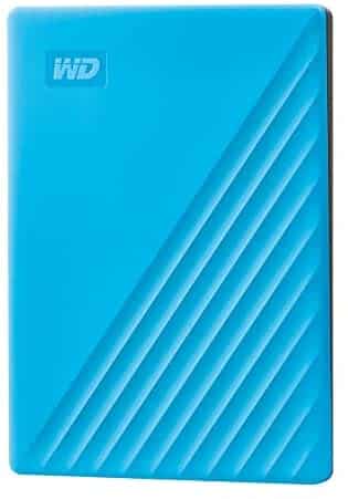 WD 2TB My Passport Portable External Hard Drive HDD, USB 3.0, USB 2.0 Compatible, Blue – WDBYVG0020BBL-WESN