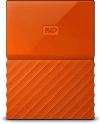 WD 3TB Orange My Passport Portable External Hard Drive – USB 3.0 – WDBYFT0030BOR-WESN