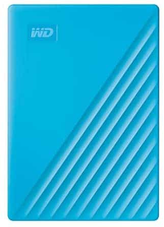 WD 4TB My Passport Portable External Hard Drive HDD, USB 3.0, USB 2.0 Compatible, Blue – WDBPKJ0040BBL-WESN