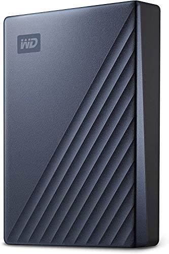 WD 4TB My Passport Ultra Blue Portable External Hard Drive HDD, USB-C and USB 3.1 Compatible – WDBFTM0040BBL-WESN
