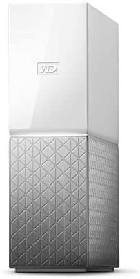 WD 6TB My Cloud Home Personal Cloud, Network Attached Storage – NAS – WDBVXC0060HWT-NESN,Single Drive,White