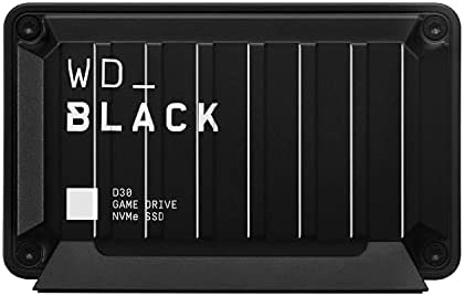WD_BLACK 1TB D30 Game Drive SSD – Portable External Solid State Drive, Compatible with Playstation, Xbox, & PC, Up to 900MB/s – WDBATL0010BBK-WESN
