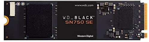 WD_BLACK 1TB SN750 SE NVMe Internal Gaming SSD Solid State Drive – Gen4 PCIe, M.2 2280, Up to 3,600 MB/s – WDS100T1B0E