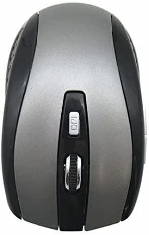 WGL 2.4GHz Wireless Gaming Mouse USB Receiver 800-1200-1600DPI Gamer Mice for PC Laptop(Gray)