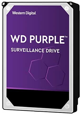 Western Digital 10TB WD Purple Surveillance Internal Hard Drive – 7200 RPM Class, SATA 6 Gb/s, , 256 MB Cache, 3.5″ – WD101PURZ (Old Version)