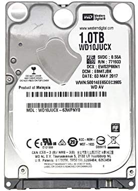 Western Digital 1TB 5400RPM 16MB Cache SATA 6.0Gb/s 2.5inch Hard Drive (for PS4 Game Console HDD Upgrade/Repair)