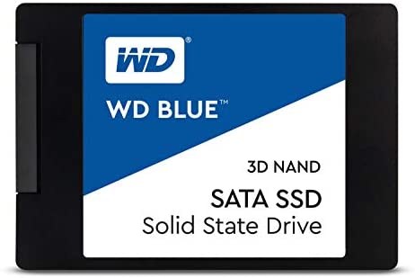 Western Digital 1TB WD Blue 3D NAND Internal PC SSD – SATA III 6 Gb/s, 2.5″/7mm, Up to 560 MB/s – WDS100T2B0A