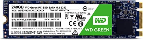Western Digital 240GB Green M.2 2280 Internal Solid State Drive Model WDS240G1G0B