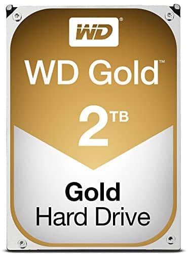 Western Digital 2TB WD Gold Enterprise Class Internal Hard Drive – 7200 RPM Class, SATA 6 Gb/s, 128 MB Cache, 3.5″ – WD2005FBYZ