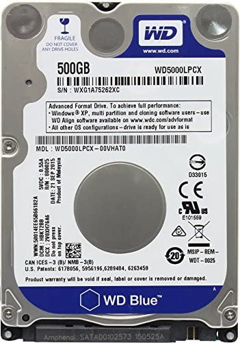 Western Digital 500GB 2.5″ Playstation 3/Playstation 4 Hard Drive (PS3 Fat, PS3 Slim, PS3 Super Slim, PS4)