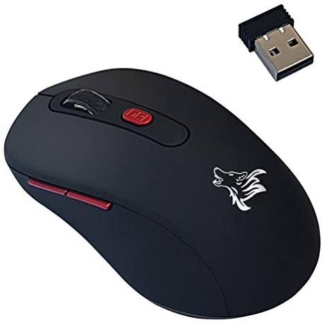 Wireless Computer Mouse with USB Receiver,2.4G Portable Optical Computer Mice-Comfortable Ergonomic-3 Adjustable DPI Levels, 3 Buttons Design, Cordless Mouse for PC, Computer, Laptop, MacBook