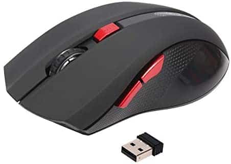 Wireless Mouse 2.4GHz Optical Silent Gaming Mice for Laptop PC Computer +USB Receiver