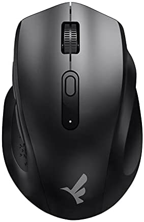 Wireless Mouse, Fatelegend Silent Mouse Wireless, Comfortable Grip Computer Mouse with 5 Adjustable DPI & USB Receiver, Ergonomic Mouse for Laptop, Chromebook, Desktop, Notebook, PC, Mac