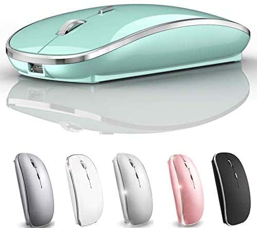 Wireless Mouse for Chromebook MacBook Pro MacBook Air Laptop Mac iMac Microsoft Desktop Computer Mice Win 7/8/10 PC HP DELL Blue