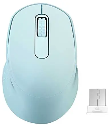 Wireless Mouse for Laptop,Silent Mouse 2.4G Computer Mouse with USB,Comfortable Laptop Mouse USB Cordless Mouse for Kids, Chromebook, MacBook,PC-Mint Green