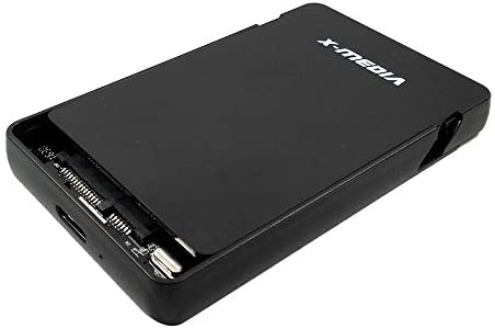 X-MEDIA 2.5-Inch Tool-Free USB 3.0 SATA I/II/III Hard Disk Drive HDD External Enclosure Case for 7mm / 9.5mm 2.5-Inch SATA HDD and SSD [XM-EN2279U3]