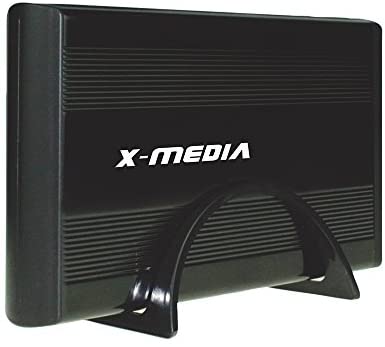 X-MEDIA 3.5-Inch USB 2.0 IDE SATA Aluminum Hard Disk Drive HDD External Enclosure Case [XM-EN3400-BK]