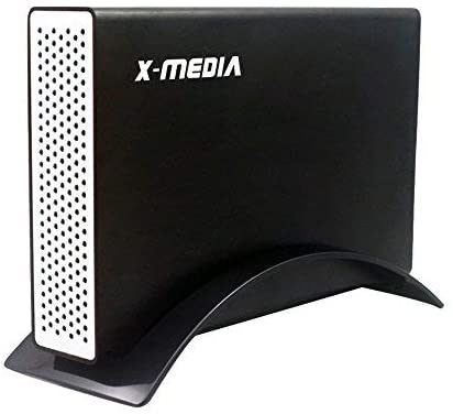 X-MEDIA USB 3.0 SATA Aluminum HDD External Enclosure Case, Support 2.5/3.5-Inch SATA/SSD Hard Disk Drive [XM-EN3251U3-BK]