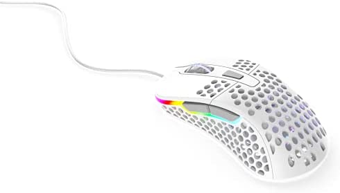 XTRFY M4 RGB Ultra-Light Gaming Mouse White.