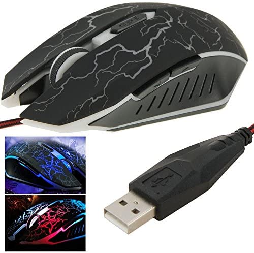 Xiaoqiaoqiao USB 6D Wired Optical Thaumaturgy Play Mouse for Computer PC Laptop