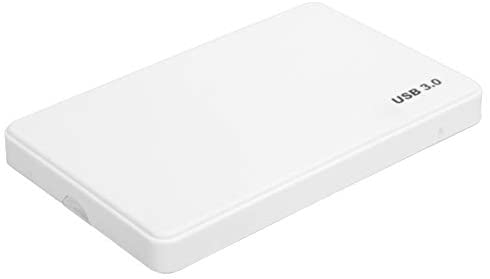 YD0002 USB to 3.0 2.5 Inch Portable Mobile Hard Drive, 80G 120G 250G 320G 500G 1TB 2TB Universal External Hard Drive for Computer Monitors and Laptop, White(80G)