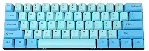 YMDK 61 ANSI 60% Custom Keycaps OEM Profile Thick PBT KEYCAP Suitable for Cherry MX Switches Mechanical Gaming Keyboard GK61(ONLY KEYCAP)