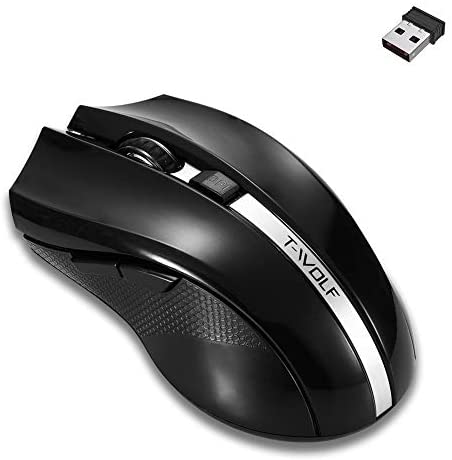Yellow-Price 2.4g Wireless Computer Mouse with Adjustable DPI 1600/1200/800 Wireless Ergonomic Mouse Computer Mouse for Laptop/Mac/MacBook Pro/PC/Desktop/Windows OS of Mac Mouse