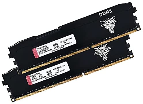 Yongxinsheng DDR3 4GBx2 (8GB Kit) 1600MHz Desktop Memory (PC3-12800) CL11 240Pin 1.5V Non-ECC Unbuffered UDIMM RAM