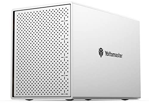 Yottamaster Aluminum Alloy 5 Bay USB3.0 3.5″ Hard Drive Enclosure for 3.5 Inch SATA HDD Support 5 x 16TB & UASP,Mac Style Designed for Personal Storage at Home&Office- [PS500U3]