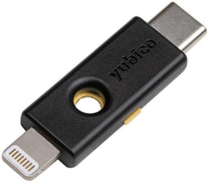 Yubico YubiKey 5Ci – Two Factor Authentication Android/PC/iPhone Security Key, Dual Connectors for Lighting/USB-C – FIDO Certified USB Password Key, Protect Online Accounts with More Than a Password