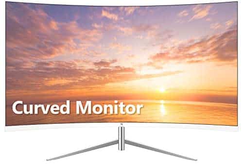 Z-Edge 27-inch Curved Gaming Monitor, Full HD 1080P 1920×1080 LED Backlight Monitor, with 75Hz Refresh Rate and Eye-Care Technology, 178° Wide View Angle, Built-in Speakers, VGA+HDMI