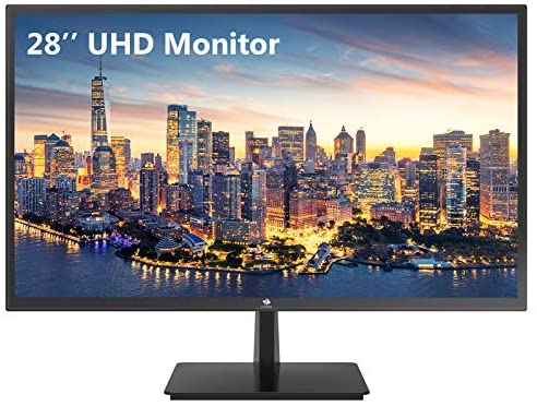 Z-Edge 28-inch Gaming Monitor Ultra HD 4K 3840×2160 TN LED Monitor, 300 cd/m², 1 ms Response Time, HDMIx2+DPx2, Built-in Speakers, FreeSync Technology