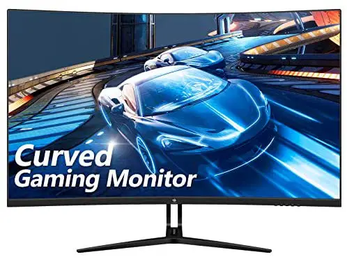 Z-Edge 32-inch Curved Gaming Monitor 16:9 1920×1080 165/144Hz 1ms Frameless LED Gaming Monitor, AMD Freesync Premium Display Port HDMI Build-in Speakers