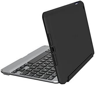 ZAGG Slim Book Ultrathin Case, Hinged with Detachable Bluetooth Keyboard for Apple iPad mini 4 – Black