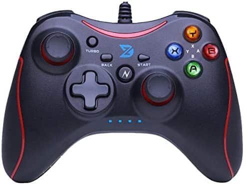 ZD-N【pro】 Wired Gaming Controller Gamepad for Nintendo Switch,Steam,TV Box PC(Win7-Win10),Android(N-Red)