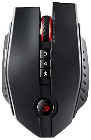 ZL50 Sniper Edition Laser Wired Gaming Mouse – 11 Programmable Buttons – Light Strike Optical Switches and Wheel – X’Glide Mouse Feet – Adjustable 8200 CPI/DPI – Wired USB Black