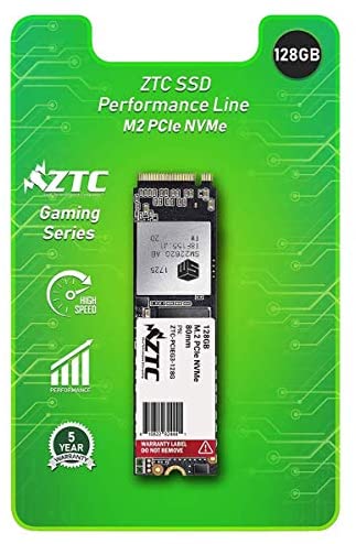 ZTC 128GB M.2 NVMe PCIe 80mm SSD Astounding Performance and High-Endurance Great Upgrade for Gaming Model ZTC-PCIEG3-128G