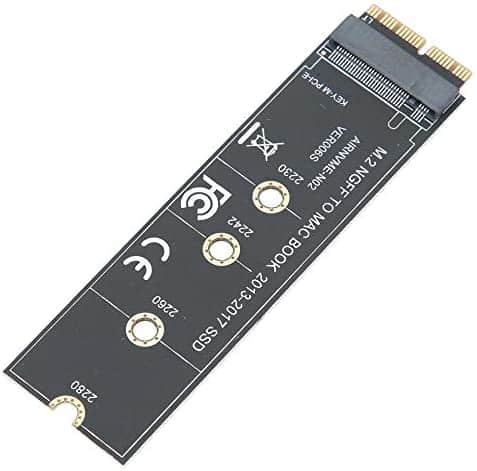 Zopsc M.2 NGFF Card Solid State Drive Adapter SSD Adapter Card for MacBook Air in 2013-2017 PCIE3.0 Adopt Electronic Components