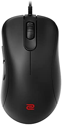 Zowie EC3-C Ergonomic Gaming Mouse | Professional Esports Performance | Lighter Weight | Driverless | Paracord Cable | 24-Step Scroll Wheel | Matte Black | Small Size