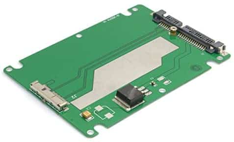 cablecc 2.5″ SATA 22pin to A1425 A1398 MC975 MC976 MD212 MD213 ME662 ME664 ME665 SSD Hard Disk case Enclosure