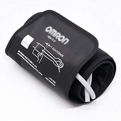 for OMRON Blood Pressure Monitor Cuff HEM-FL31 Cuff ,3.5.7.10 Series D-Ring Cuff 9”-17” inch Replacement for Omron Upper Arm Blood Pressure Monitor -3 Dedicated interfaces Cuff (Black)