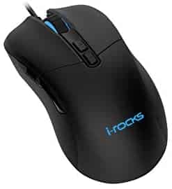 i-rocks M36 Pro Programmable Gaming Mouse with Optic-Magnet Microswitches, PMW 3360 Optical Sensor (Up to 12,000 DPI), Braided Cable, RGB Lighting