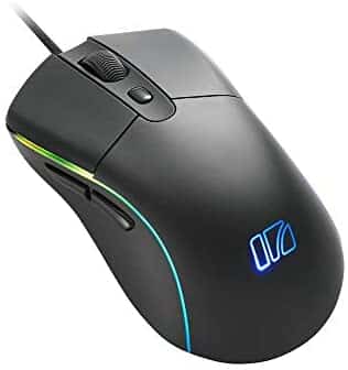 i-rocks M40E Esports Grade Ultralight 62g Performance Gaming Mouse with D2FC-F-K(60MN) Micro Switches, PMW 3389 Optical Sensor (Up to 16,000 DPI) & RGB Lighting