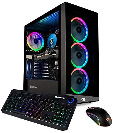 iBUYPOWER Gaming PC Computer Desktop Element 9260 (Intel Core i7-9700F 3.0Ghz, NVIDIA GeForce GTX 1660 Ti 6GB, 16GB DDR4, 240GB SSD, 1TB HDD, Wi-Fi & Windows 10 Home) Black