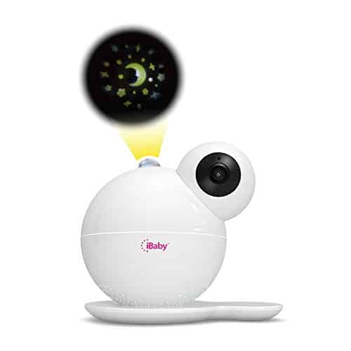 iBaby Smart WiFi Baby Monitor M7, 1080P Full HD Camera, Temperature and Humidity Sensors, Motion and Cry Alerts, Moonlight Projector, Remote Pan and Tilt with Smartphone App for Android and iOS