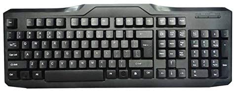 iMicro KB-IMK9 107-Key USB Wired English Keyboard (Black)