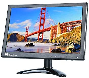 iSmartView 10.1 inch IPS HDMI Monitor 1280×800 High Resolution Portable Mini LED Colorful Video Display Support Input HDMI/VGA/BNC/AV/USB/PC with Remote Controller Touch Key Built-in Dual Speakers