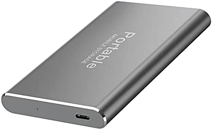 ikasus 8TB Portabl External Hard Drive Portable HDD USB 3.0 for PC Laptops Desktops Smart Phones Easy to Carry USB Mobile Hard Disk Gray