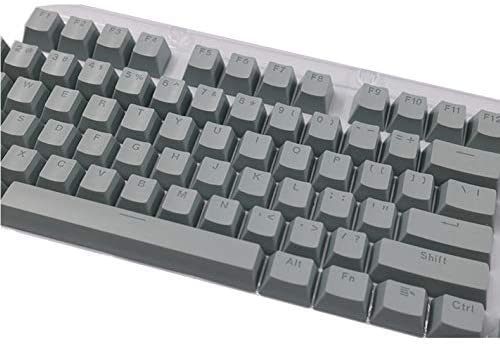 shlutesoy 104Pcs/Set Backlit Mechanical Gaming Keyboard Portable Keyboard Gaming/Office Grey